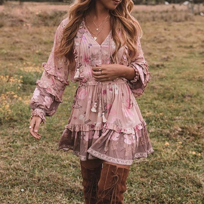 Boho Hippie Mini Dress | Boho Vibe